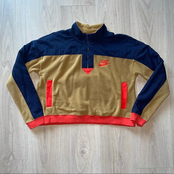 Nike Jackets & Blazers - NIKE Colorblock Fleece Jacket Sz MED